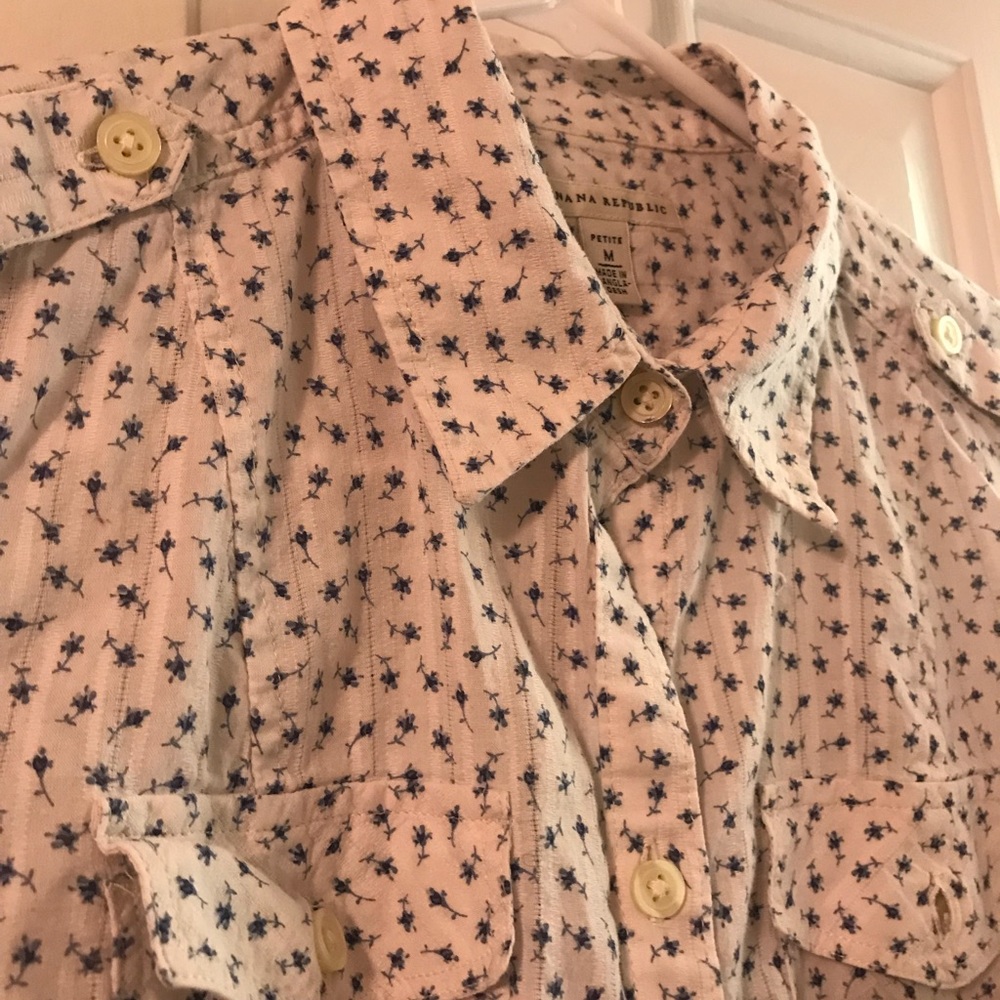 Floral button down